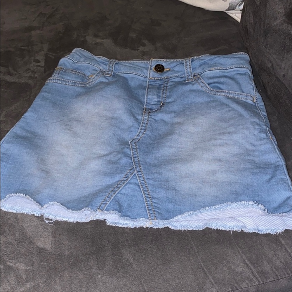 Target Kid’s Girls Skirt Denim Light Blue Wash